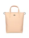 Lacoste Mini Textured Leather Tote Bag