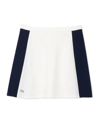 Lacoste Minimalist Short Skirt In White