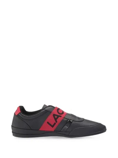 Lacoste Misano Elastic Sneakers In Black