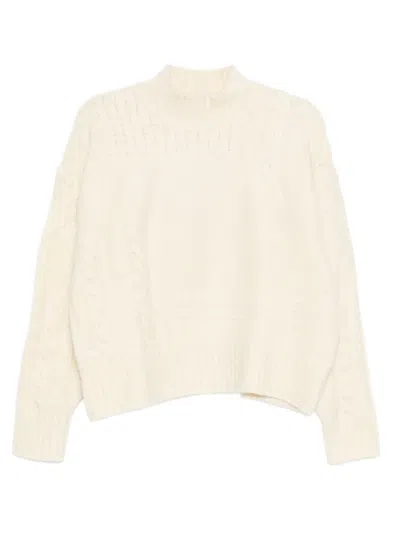 Lacoste Mock-neck Jumper In Neutral