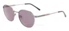 Lacoste Semimatte Dark Gunmetal Metal Sunglasses