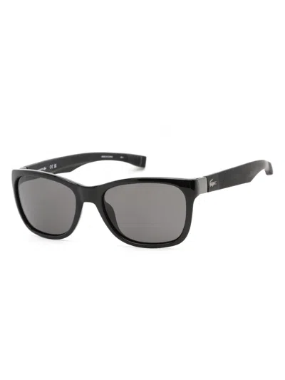 Lacoste Modern Rectangular Sunglasses In Black