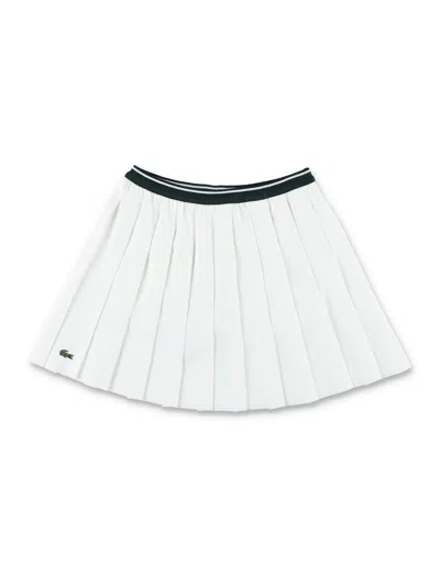Lacoste Modern Take On Classic Tennis Mini Skirt In White