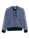 Lacoste Monogram Jacket In Blue