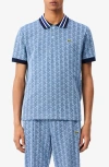 Lacoste Men's Classic Fit Monogram Polo - Xl - 6 In Rill/globe