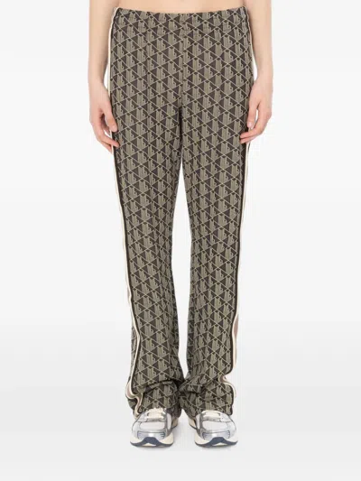 Lacoste Monogram Logo-patch Track Pants In Multi