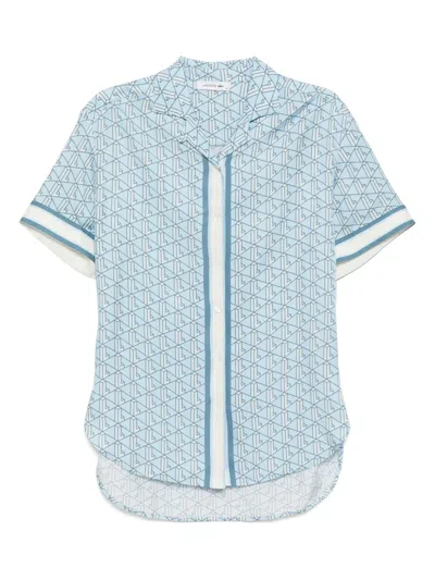 LACOSTE MONOGRAM PRINT SHIRT