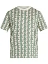 LACOSTE MONOGRAM-PRINT T-SHIRT