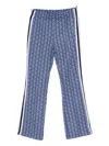 Lacoste Monogram Trousers In Blue