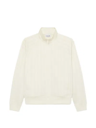Lacoste Monogram-jacquard Zipped Jacket In Animal Print