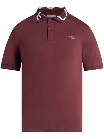 Lacoste Movement Polo Shirt In Red