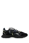 Lacoste Leather And Mesh Neo Sneakers With Contrast Accents
