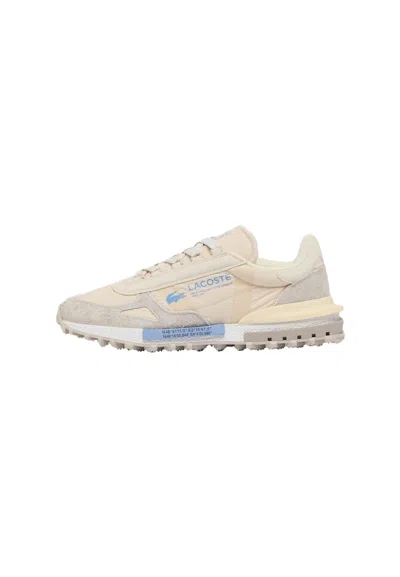 Lacoste Natural Beige Elite Active Sneakers In Neutral