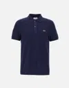 Lacoste Navy Blue Cotton Polo Shirt