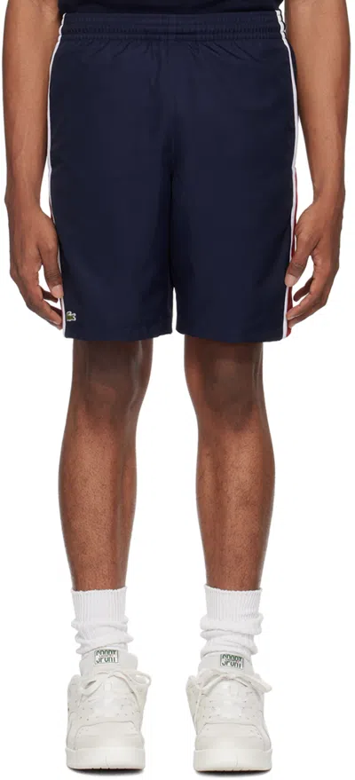 Lacoste Navy Colourblock Shorts