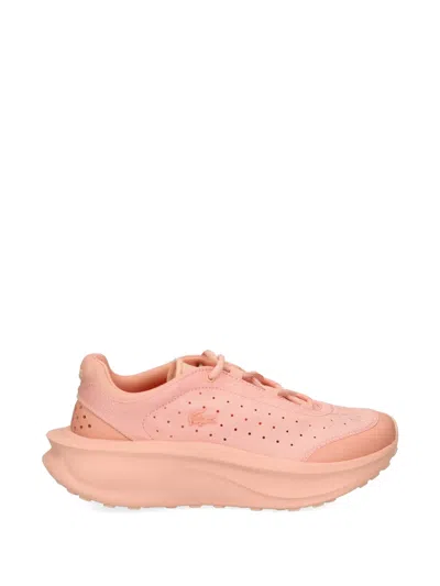 Lacoste Neo Run Perforated Sneakers In Pink