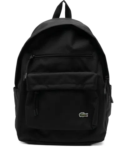 Lacoste Neocroc Backpack In Black