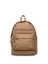 Lacoste Neocroc Logo-patch Zip-around Backpack In Neutral