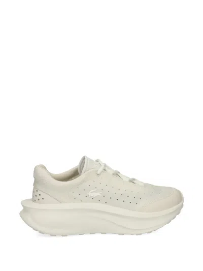 Lacoste New Run Active Perforated Lace-up Sneakers In Neutral