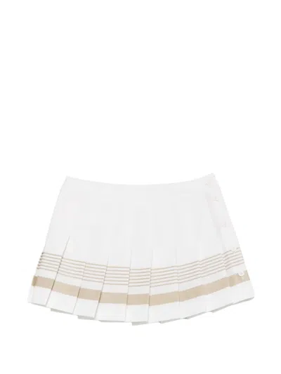 Lacoste Nina Mini Skirt In White