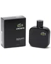 Lacoste Noire 3.3oz Eau De Toilette Spray In Black