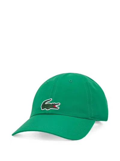 Lacoste Novak Djokovic Crocodile-patch Baseball Cap In Green