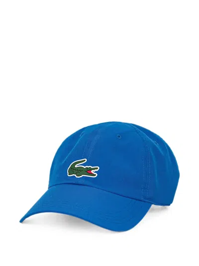 Lacoste Novak Djokovic Logo-patch Cap In Blue