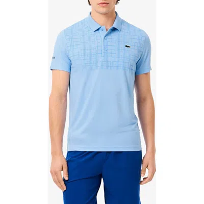 Lacoste Novak Djokovic Regular Fit Polo In Blue