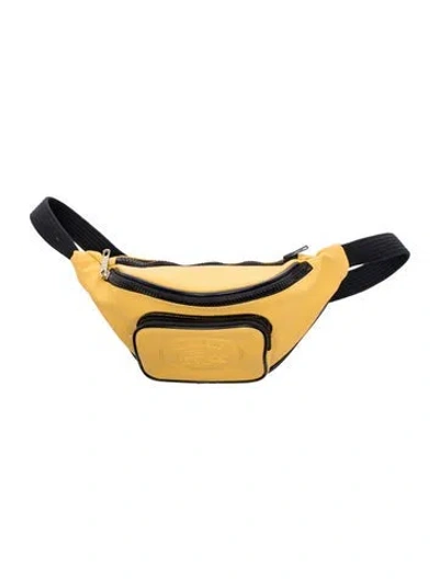 Pre-owned Lacoste Nylon Belt Bag In Neutrals