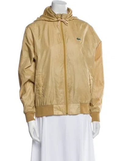 Pre-owned Lacoste Nylon Jacket In Neutral