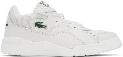 Lacoste Off-white Aceline 96 Sneakers In 18c Off Wht/off Wht