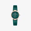 Lacoste Orba Leather Watch - One Size In Green