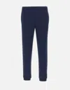 LACOSTE LACOSTE ORGANIC COTTON BLUE JOGGER TROUSERS