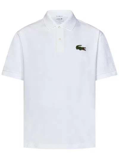 Lacoste Original L.12.12 Loose Fit Polo Shirt In White