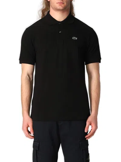 Lacoste Original L.12.12 Piqué Short-sleeved Polo Shirt In Noir