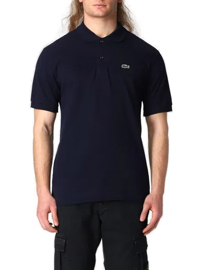 Lacoste Original L.12.12 Piqué Short-sleeved Polo Shirt In Marine