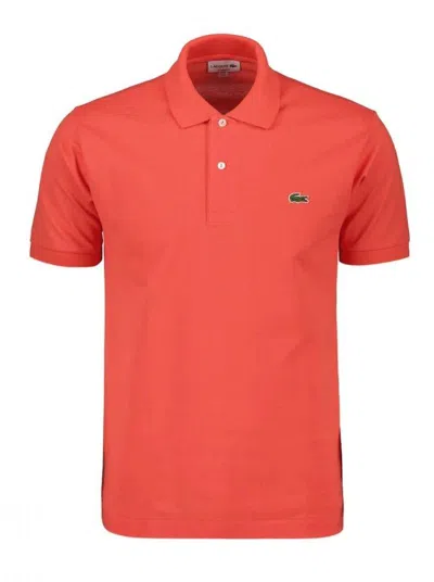 Lacoste Original L.12.12 Piqué Short-sleeved Polo Shirt In Orange