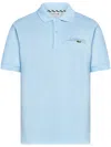 Lacoste Mens Original L.12.12 Slim Fit Petit Pique Cotton Polo Shirt In Light Blue T01