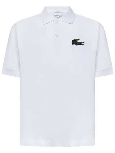 Lacoste Original Polo L.12.12 Loose Fit Polo Shirt In White