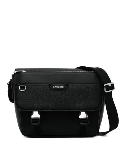 Lacoste Ossian Shoulder Bag In Black
