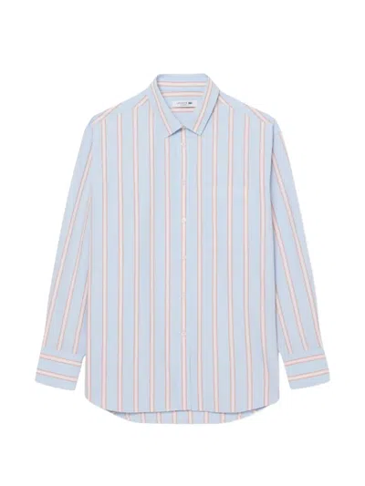 Lacoste Oversized Shirt In Blue
