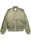 Lacoste Padded Bomber Jacket In Green