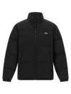 Lacoste Water-repellent Down Jacket With Packable Hood Clothing In Black