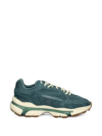 Lacoste Panelled Chunky-sole Sneakers In Purple