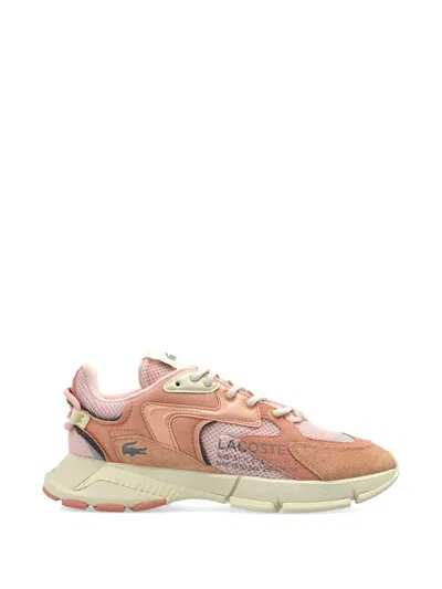 Lacoste Panelled Logo Sneakers In Multi