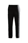 Lacoste Logo Print Track Pants In Multi