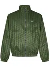Lacoste Monogram Pattern Zip-up Track Jacket