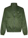 Lacoste Monogram Pattern Zip-up Track Jacket