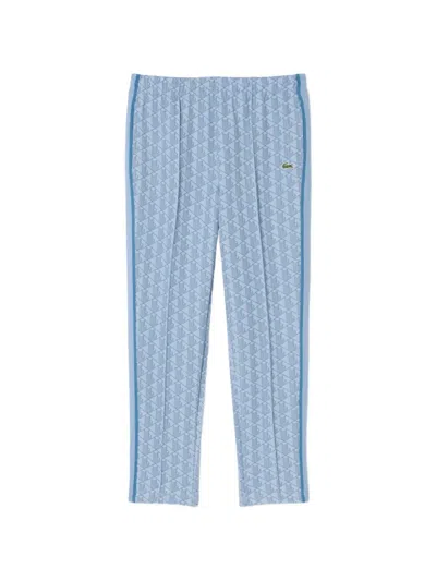 Lacoste Paris Monogram Sweatpants In Blue