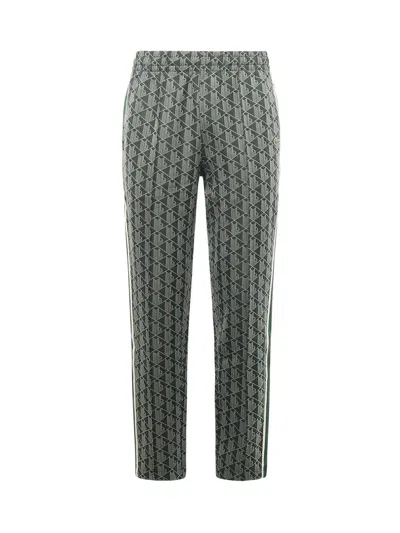 Lacoste Paris Monogram Sweatpants In Gray